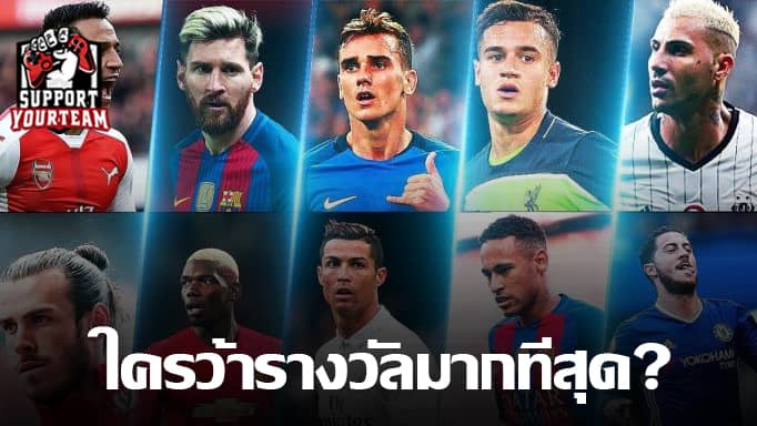นักฟุตบอลที่คว้ารางวัลส่วนบุคคลมากที่สุด