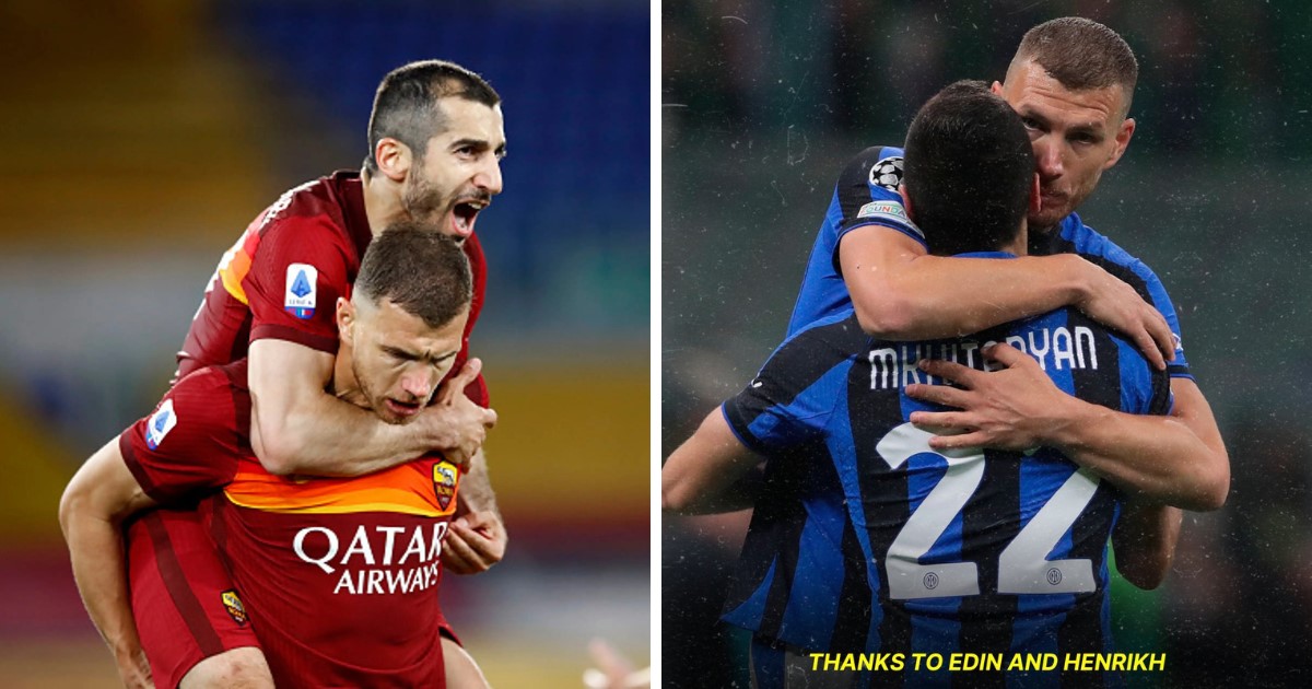Dzeko และ Mkhitaryan นำ Inter ไปสู่ชัยชนะใน Milan derby